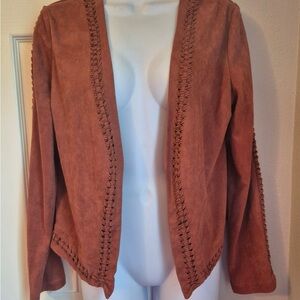 Women's Tan Suede Jacket